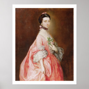Mary Little, Later Lady Carr (oil on canvas) Poster