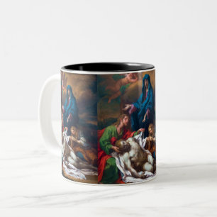 Mary Magdalene and Jesus Two-Tone Coffee Mug