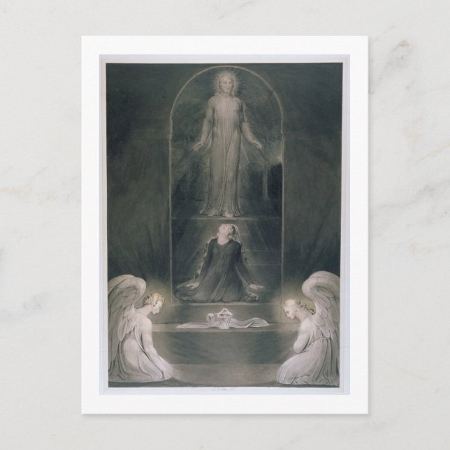 Mary Magdalene at the Sepulchre, c.1805 (w/c and p Postcard (Front)