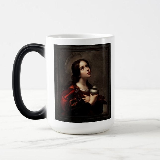 Mary Magdalene by Carlo Dolci Magic Mug (Left)