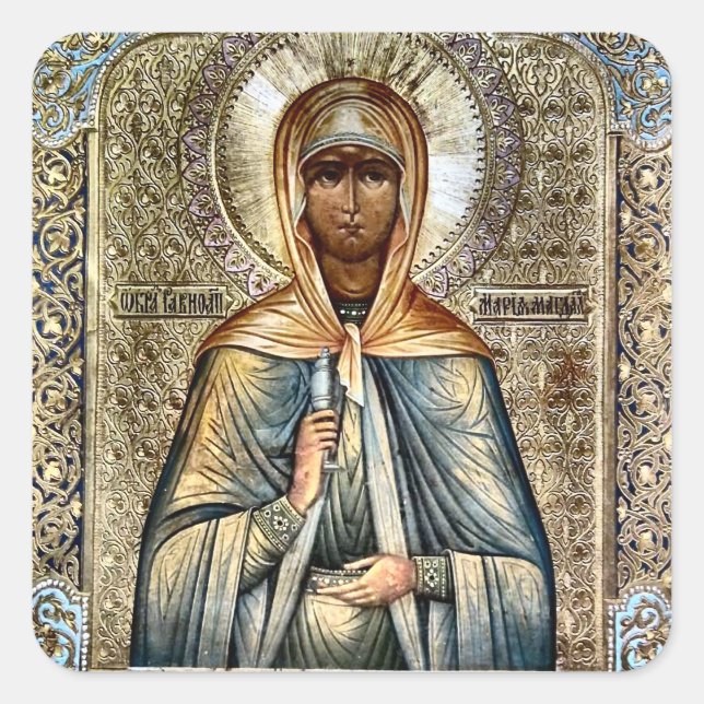Mary Magdalene Orthodox Christian Sticker (Front)