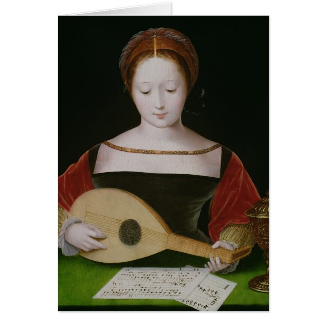 Mary Magdalene Playing a Lute (Front)