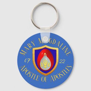 Mary Magdaline Apostle of Apostles 07/22 Feast Day Keychain