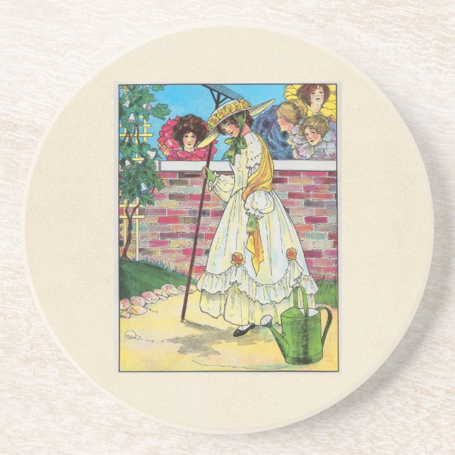 Mary, Mary, quite contrary Coaster (Front)