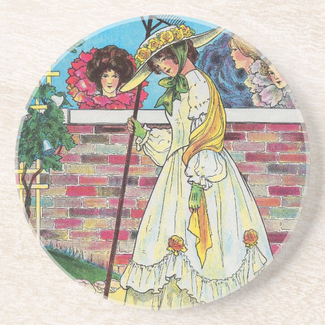 Mary, Mary, quite contrary Coaster (Front)