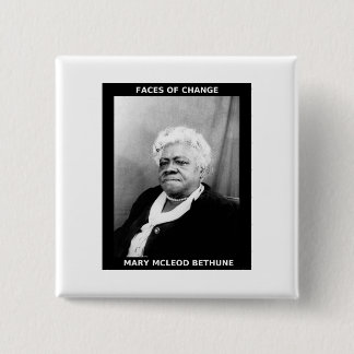 Mary McLeod Bethune 2 Inch Square Button