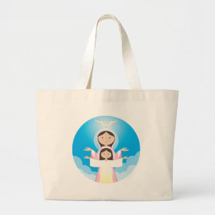 Mary Mother of God Large Tote Bag
