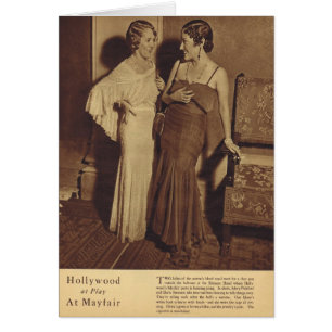 Mary Pickford & Gloria Swanson at a party