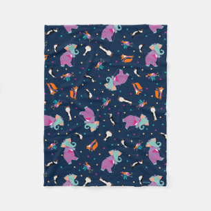 Mary Poppins   All Mixed Up Pattern Fleece Blanket