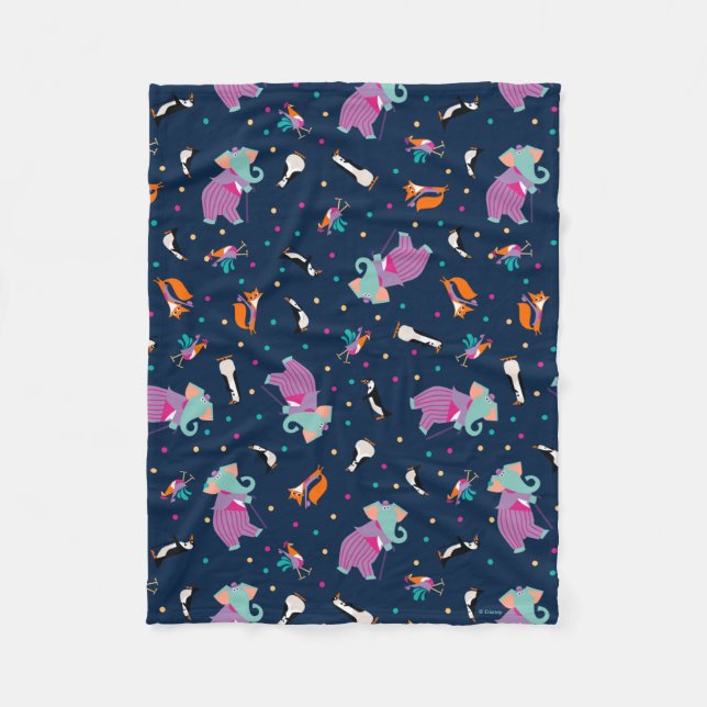 Mary Poppins | All Mixed Up Pattern Fleece Blanket (Front)