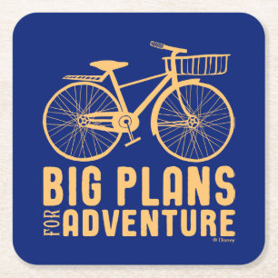 Mary Poppins Big Plans for Adventure Square Paper Coaster