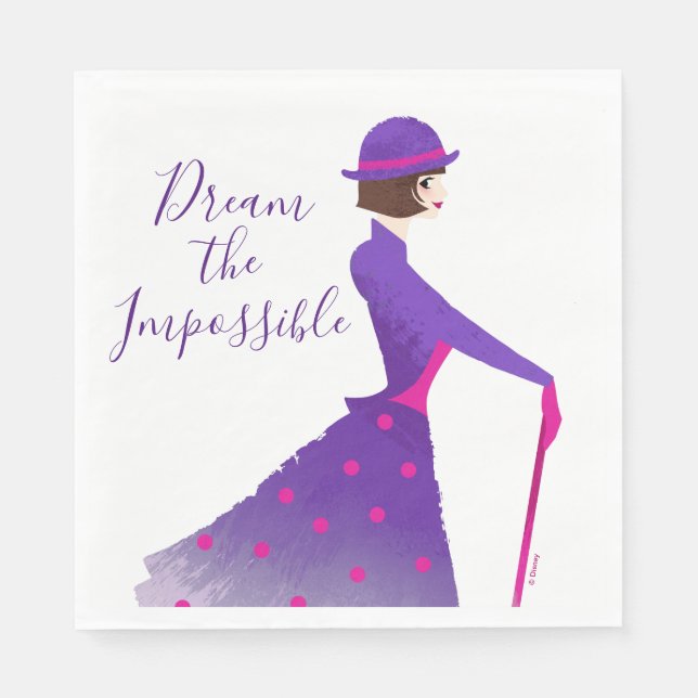 Mary Poppins | Dream the Impossible Napkin (Front)