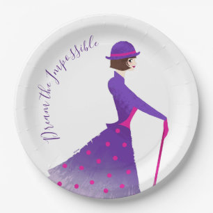 Mary Poppins Dream the Impossible Paper Plate