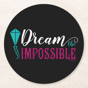 Mary Poppins Dream the Impossible Round Paper Coaster