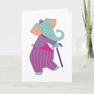 Mary Poppins Elephant Card