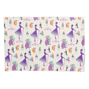 Mary Poppins & Friends Striped Pattern Pillowcase