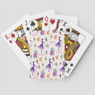 Mary Poppins & Friends Striped Pattern Playing Cards
