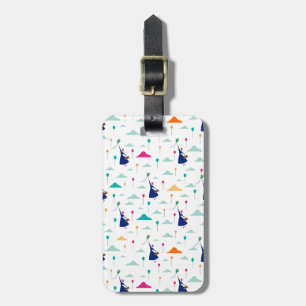 Mary Poppins Magic Fills the Air Pattern Luggage Tag