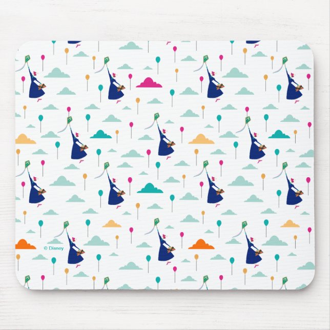 Mary Poppins | Magic Fills the Air Pattern Mouse Pad (Front)