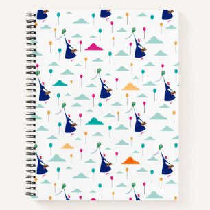 Mary Poppins Magic Fills the Air Pattern Notebook