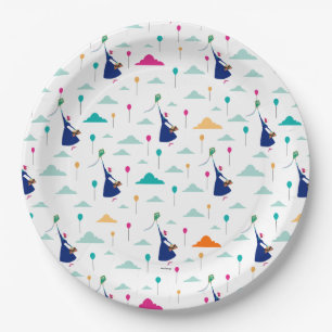 Mary Poppins   Magic Fills the Air Pattern Paper Plate