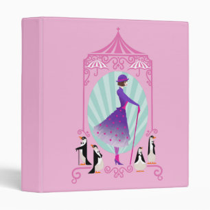 Mary Poppins & Penguins Binder