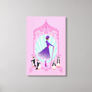 Mary Poppins & Penguins Canvas Print
