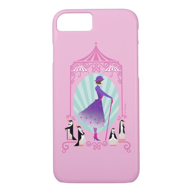 Mary Poppins & Penguins Case-Mate iPhone Case (Back)