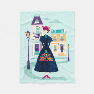 Mary Poppins   Spoonful of Sugar Fleece Blanket