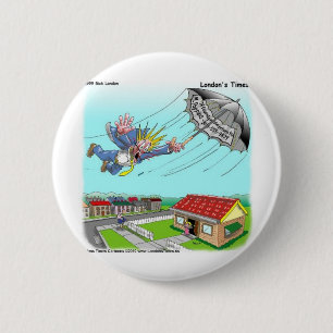 Mary Poppins Umbrella Funny Gifts Tees Etc 2 Inch Round Button