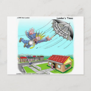 Mary Poppins Umbrella Funny Gifts Tees Etc Postcard