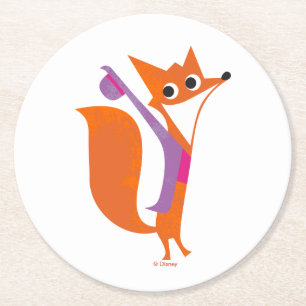 Mary Poppins Weasel Round Paper Coaster