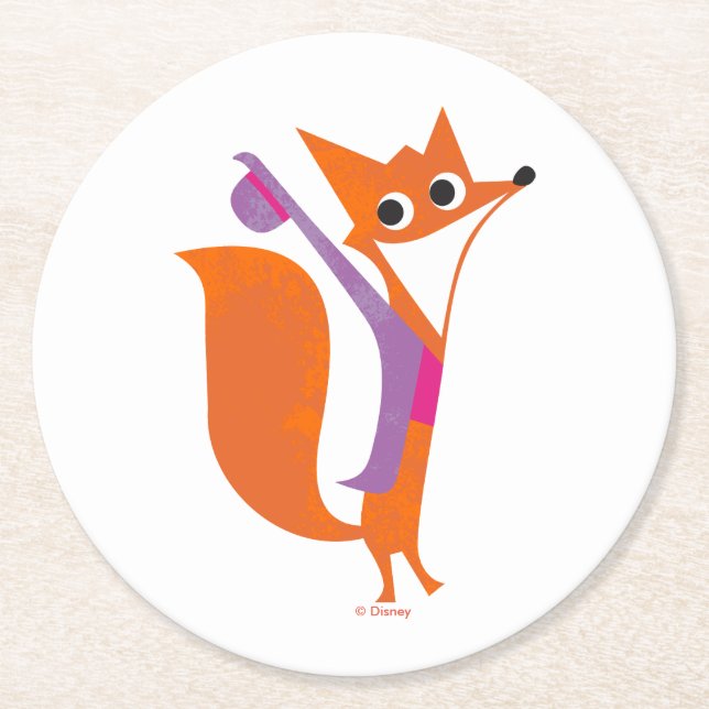 Mary Poppins | Weasel Round Paper Coaster (Front)