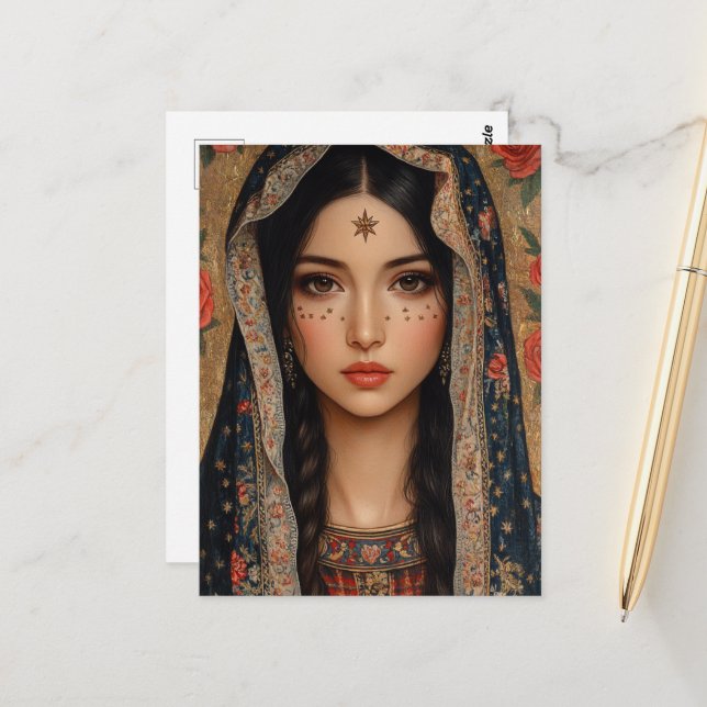 Mary Postcard (Front/Back In Situ)