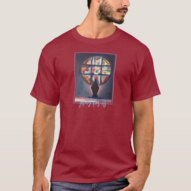 Mary pray for us t-shirt (Front)