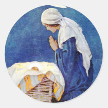 Mary Praying And Baby Jesus