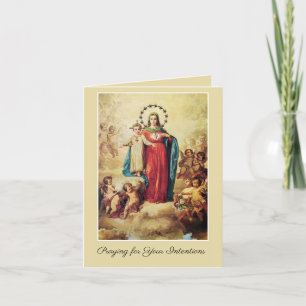 Mary Queen of Heaven Angels Card