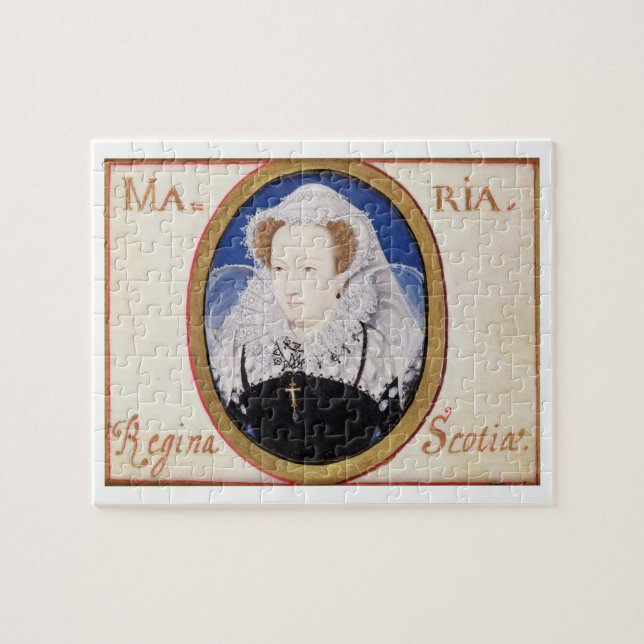 Mary Queen of Scots (1542-87) (gouache on vellum) Jigsaw Puzzle (Horizontal)