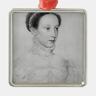 Mary Queen of Scots, 1559 Metal Ornament