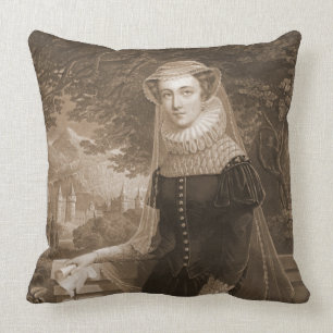 Mary Queen of Scots 1852 Throw Pillow