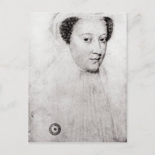 Mary, Queen of Scots in white mourning, 1560 Postcard