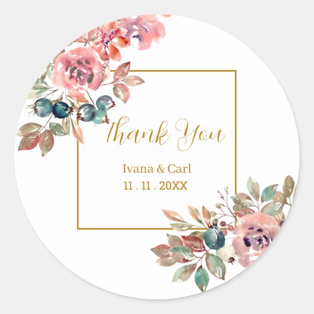 MARY Rose couleur d'eau Emerald Étiquette vert (Devant)