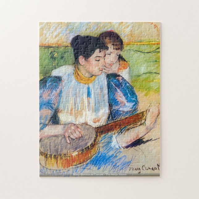 Mary Stevenson Cassatt - The banjo lesson -ArtPuzz Jigsaw Puzzle (Vertical)