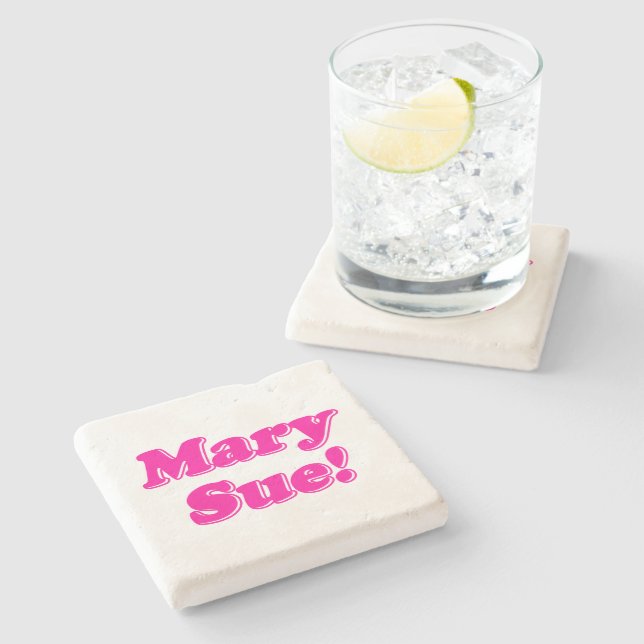 Mary Sue! Stone Coaster (Side)
