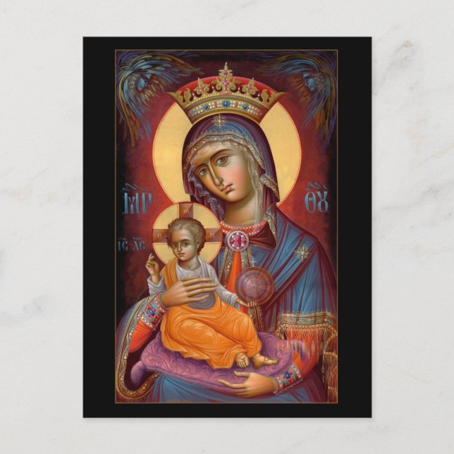 Mary - THEOTOKOS Postcard (Front)