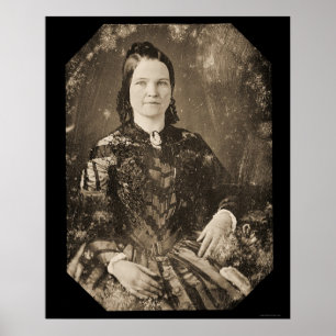 Mary Todd Lincoln Daguerreotype 1846 Poster