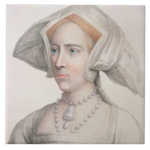 Mary Tudor (1516-58) engraved by Francesco Bartolo Tile