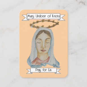 Mary, Undoer of Knots Prayer Card