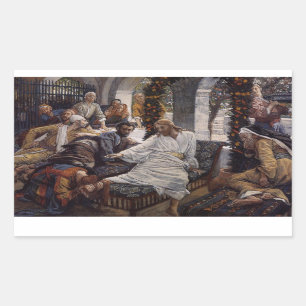Mary Washing Jesus Feet Sticker