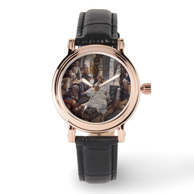 Mary Washing Jesus Feet Watch (Front)